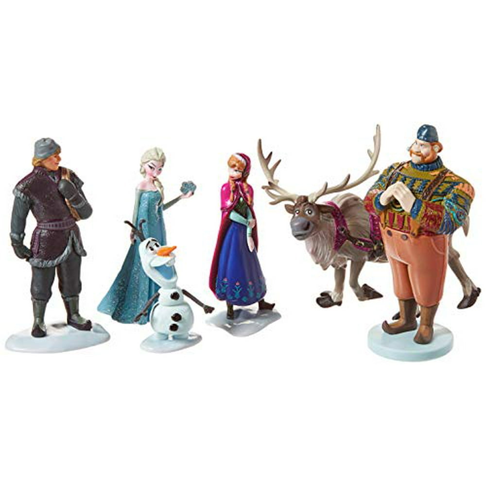 Disney Frozen Figurine Play set Sven, Anna, Elsa, Kristoff, Oaken and