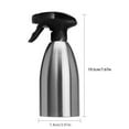 thumbnail image 4 of Pulverizador de aceite de acero inoxidable de 500 ml, botella vacía, botella de vinagre, dispensador de aceite para cocinar ensaladas, barbacoa, herramienta de cocina, 4 of 9