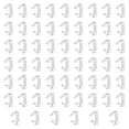 thumbnail image 4 of CLIPS de MELLA de 60 PCS CUBIERTAS de CUBIERTA de CUBIERTA Multipropósito clips de soporte transparente moderno para un restaurante para acampar de 6x5x1.5 cm, 4 of 8
