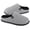 Pebble Gray, variant on HomeTop Men's Wool-like Slip-on Slippers with Coral Fleece Lining and Non-Slip Sole