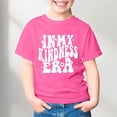 thumbnail image 2 of VNKIDY Boys Girls Kids Child TShirts Casual Letter Grapghic Crewneck Tees Short Sleeve Loose Fit Breathable Top For Daily Outdoor Activities Pink 13-14 Years, 2 of 4