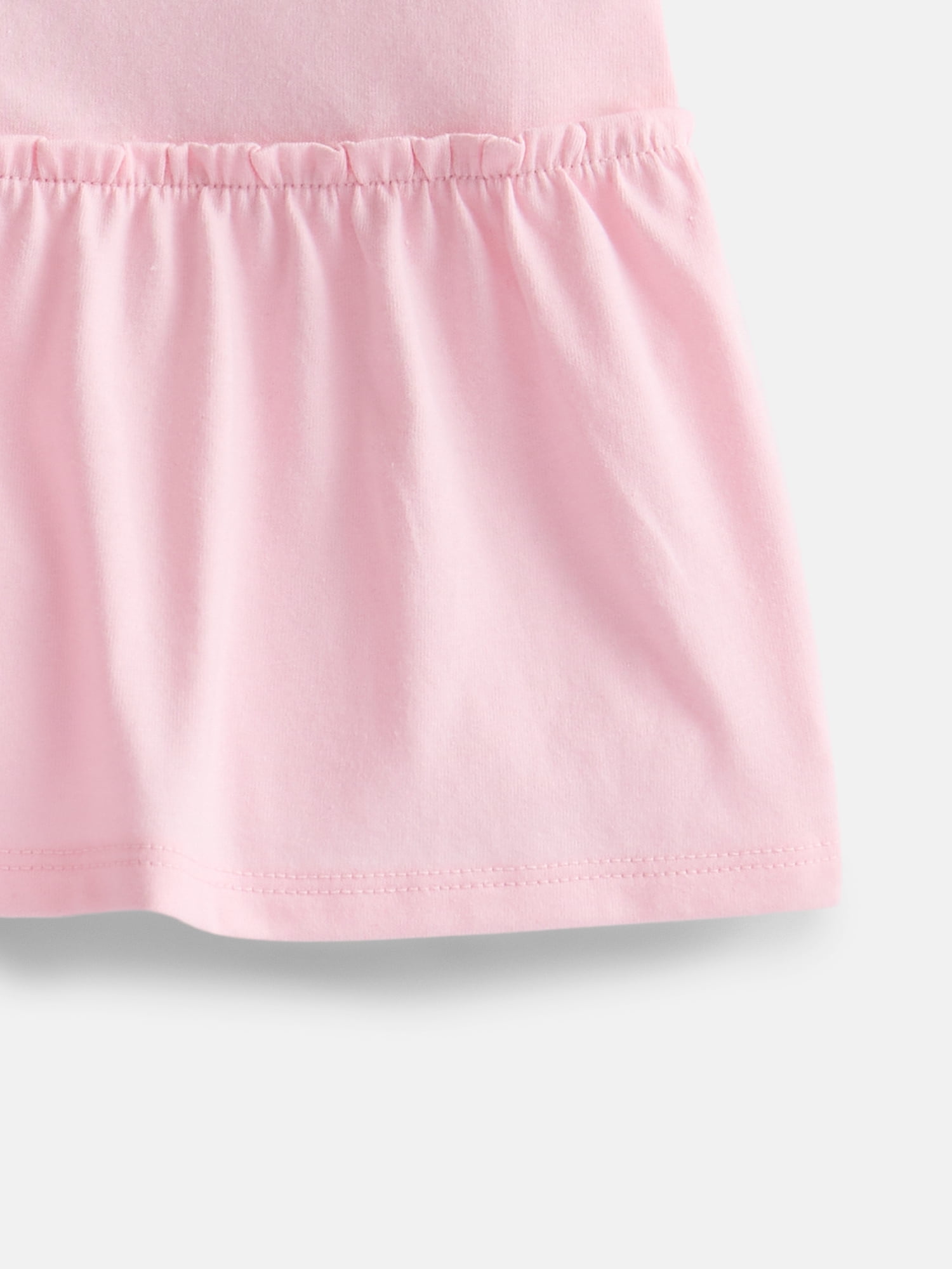 Wonder Nation Girls Bow Front Top with Short Sleeves, Sizes 4-18 & Plus