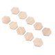 thumbnail image 3 of 25Pcs Hex Wood Chips 38mm Blank Unfinished Wooden Cutouts Slices for DIY Decorations Crafts, 3 of 3