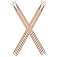 thumbnail image 2 of Triangular Design Cuticle Pusher for Nail Art with Stainless Steel by High Quality Metal in Rose Gold 4 Pcs, 2 of 8