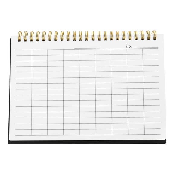 TABLZONE Personal Finance Ledger Lined Notebook Black 1Pack