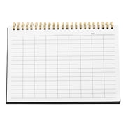TABLZONE Personal Finance Ledger Lined Notebook Black 1Pack