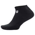 thumbnail image 3 of Under Armour UA Men's Charged Cotton 2.0 No Show 6-Pack Socks (Black, L), 3 of 8
