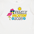 thumbnail image 4 of Inktastic Family Vacation 2025 with Flamingo Boys or Girls Baby T-Shirt, 4 of 5