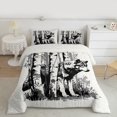 thumbnail image 2 of Homewish Safari Wolf 3 Pieces Queen Comforter Set for Teens Boys Girls,Jungle Animal Ultra Soft Bedding Sets,Woodland Wildlife Bedding Comforter Set,Microfiber Bedroom Decor,Reversible, 2 of 8