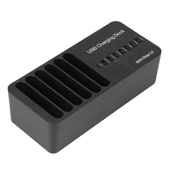 ZOUSSIQI 8 Ports USB Power Adapter Smart Multi port Dock Quick Charging Station EL225#35331