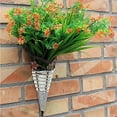 thumbnail image 4 of Hanging Pots Hanging Vertical Iron Art Flower Pot Woven Frame Wall Vase Wall Plant Pot Planter Balcony Pot, 4 of 14