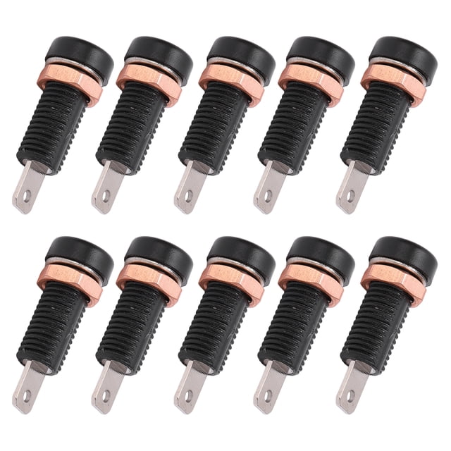 Poteaux de Reliure, Prise Banane Stable Robuste Résistante à l'Usure Prood 4 mm Isolation Résistance pour Instrument Électronique Rouge,Noir,Jaune,Bleu,Vert