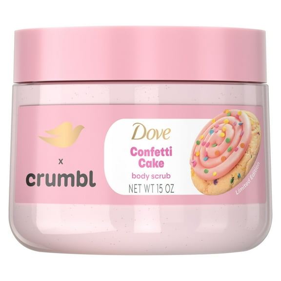 Dove Crumbl Body Scrub Confetti Cake, 15 oz