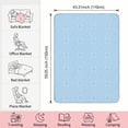 thumbnail image 2 of 1PC Summer cool single quilt, Solid color double-sided design, Breathable and comfortable, Suitable for summer sleep.（Small,Light Blue), 2 of 4