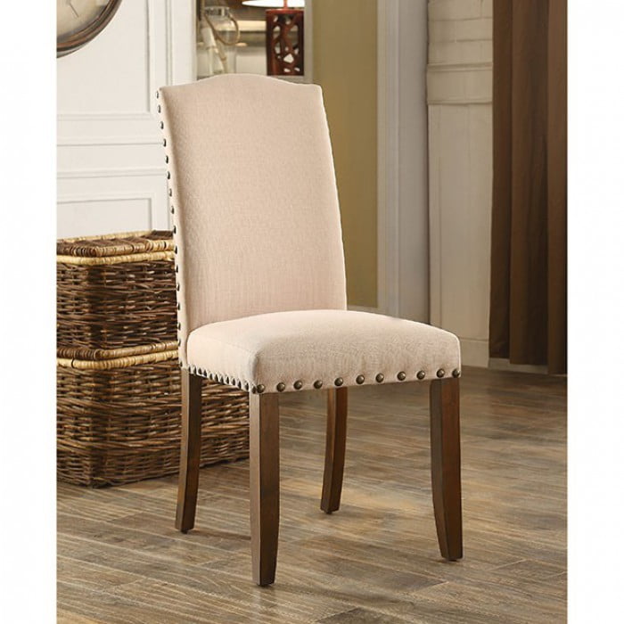 Simple Relax Espresso/Beige Brentford 2 Pc. Side Chairs ...