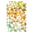 thumbnail image 2 of OnRei 25x32 White Modern Wood Framed Museum Art Print Titled - Soft Earth Triangles, 2 of 4