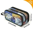 thumbnail image 3 of ALAZA Artistic Wolfs and Starry Sky Pencil Case Bag 3 Compartment Pen Pouch Large Storage Holder Box Organizer, 3 of 8
