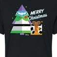 thumbnail image 3 of Toy Story - Merry Christmas Toy Story - Juniors Cropped Cotton Blend T-Shirt, 3 of 5