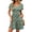 Vintage Floral, variant on UVN Summer Dresses for Women Boho Floral Print Midi Dresses Casual Short Sleeve U Neck Beach Sundress with Pockets