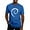 Royal, variant on - 4 3 Debian Logo Notext White T Shirt - Men's Fitted T-Shirt