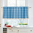 thumbnail image 2 of Valance Curtains for Kitchen - Window Light Blocking Short Rod Pocket Curtain Panels for Small Window Bathroom Basement, 2 of 8