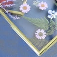 thumbnail image 5 of Marcos de flores prensadas de 5x7 pulgadas, marcos de fotos de plexiglás de doble capa, marcos de fotos de Metal dorado de escritorio Vertical, flores, 5 of 5