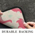thumbnail image 6 of Red Dinosaur Silhouette Pattern Door Rugs,Washable Non Slip Door Mats Indoor,Decorative Door Mats,Entry Mat Indoor for Entrance,Bedroom,Kitchen,Bathroom,30"x17", 6 of 6