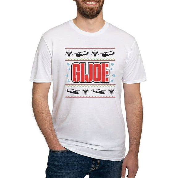 CafePress - Gi Joe Ugly Christmas Fitted T Shirt - Fitted T-Shirt, Vintage Fit Soft Cotton Tee