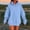 Light Blue, variant on YODETEY No Boundaries Hoodies for Women, Drawstring Oversized Solid Color Long Sleeve Fleece Sweatshirt, Trendy Pullover Sweaters with Pockets, Pink,Women's Plus S