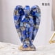 thumbnail image 1 of Xiao Hua 1 pieza de adorno de ángel de resina con goteo de piedra rota de cristal azul natural, ángel de cristal, piedra natural, resina, artesanía, adorno para decoración del hogar, 1 of 5