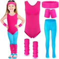 thumbnail image 1 of Disfraz Giegxin Kids de entrenamiento para Halloween de los 80 con accesorios, 1 of 7