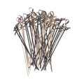 thumbnail image 2 of Bamboo Sticks Craft 100Pcs Cocktail Stick Ornaments For Cocktail Parties Artistic Design 15x1cm Functional Size, 2 of 3