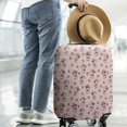 thumbnail image 2 of Pink Cow Strawberry Hat Pattern Luggage Cover Fashion Suitcase Cover Baggage Covers Fit 25-28 Inch Luggage (Go Travel), 2 of 5