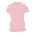 thumbnail image 2 of Playera Fruit Of The Loom para Mujer, Cuello V Manga Corta Rosa Talla  G, 2 of 4
