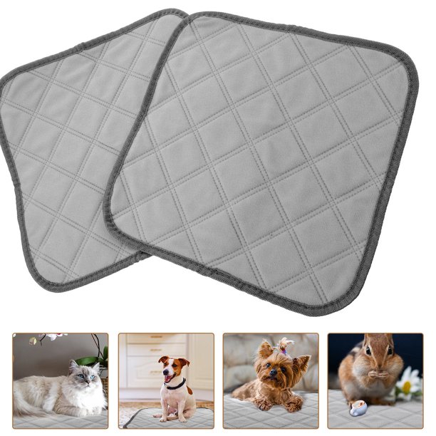 BESTYASH 2Ud Tapetes Absorbentes Reutilizables Para Jaula De Pequeñas Mascotas Y Suaves
