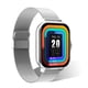 thumbnail image 2 of Hombres Smart Watch Digital Bluetooth Compatible con la pantalla Táctil Táctil Reloj de pulsera Fitness Player Música Reproductor de música SmartWatch Electronics Silver Steel Correa seitruly EL005787-07B, 2 of 7