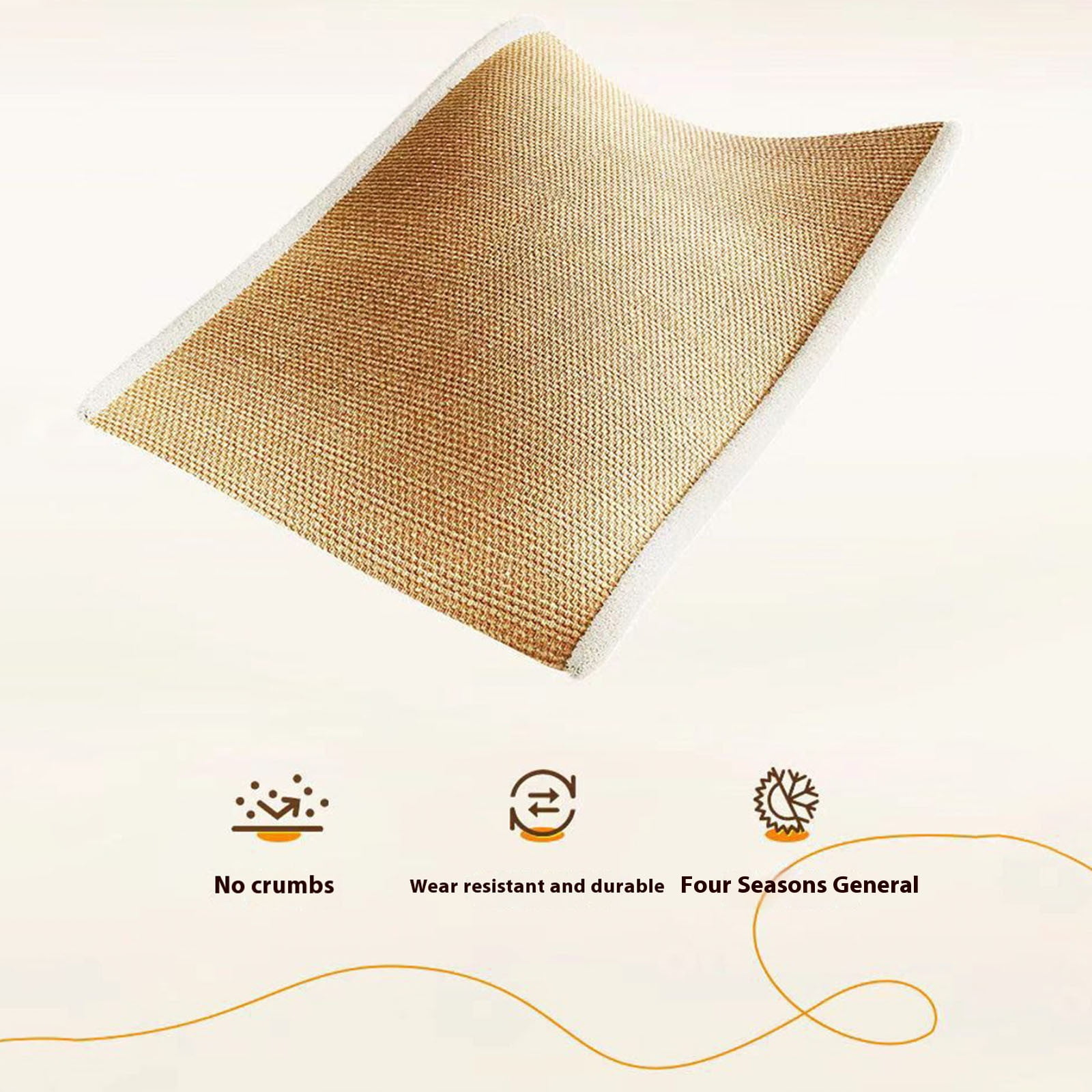 Pet Supplies Elevated Scratch Chair Bed with Beach Lounger and Sisal Mat for Indoor Outdoor Cats and Dogs - Jute Mix Design for Comfort and Play