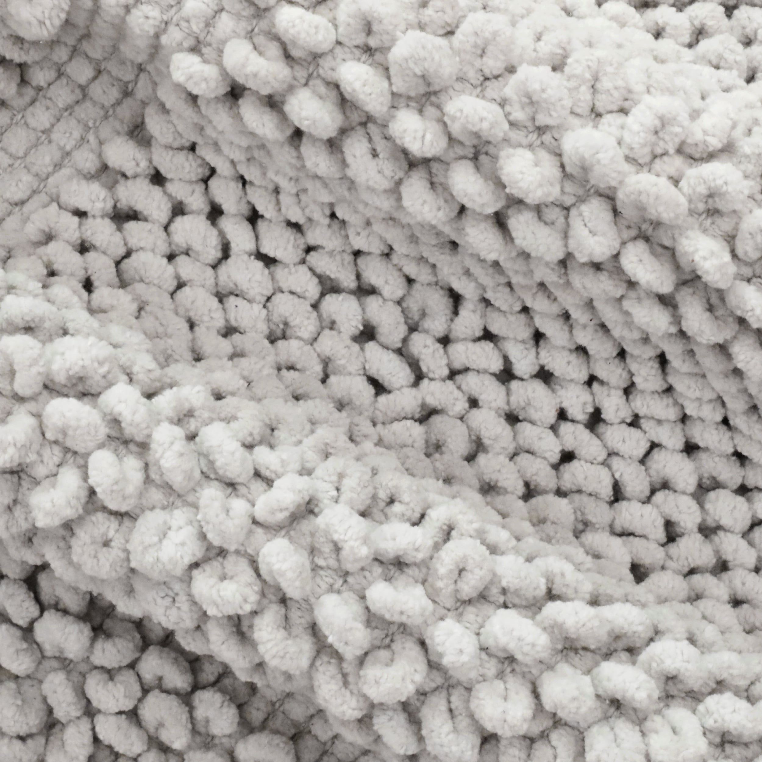 Jean Pierre New York Sophie Border 100% Cotton Non-Slip Bath Mat Set - Soft Gray - 17x24/20x32