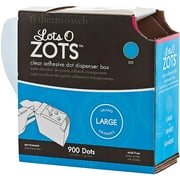Zots Lots Of Dots Clear Adhesive Dots, L