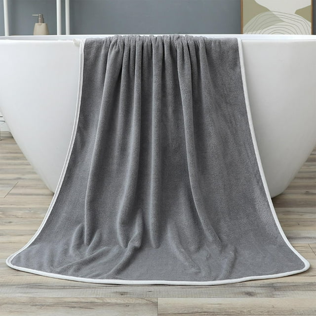 Beach Towels Beach Towels Cotton Large Size 28 X 55 Inches Large Bath Towels Super Absorbency Compact Expeditious Drying And Lightweight Ideal For Gym Travel
