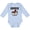AE-Light Blue, variant on Inktastic Powered By Ramen Cute Noodles Boys or Girls Long Sleeve Baby Bodysuit