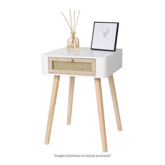 Mesa auxiliar con cajón Homecreations