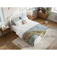 thumbnail image 2 of AFI Quincy Full Solid Wood Low Profile Platform Bed with Matching Footboard, White, 2 of 11