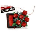 thumbnail image 1 of 6 INCH Red Rose Flower Building Set, Artificial Flowers Botanical Collection, Flower Building Blocks Brick Toys for Adult Girls, Photo Frame Building Block Valentines Day Decor Gifts for Her, 1 of 7