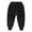 Black, variant on KyCheLot Toddler Jogger Pantswarm Thick Fleece Lined Tapered Pull on Sweatpants for Boys Girls 2-10 Years