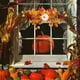 thumbnail image 5 of Halloween Pumpkin Maple Leaf Wreath Autumns Maple Leaf And Mini Pumpkins Hanging With Fall Harvests Wall Hanging For Fireplace Porch And Party, 5 of 5