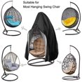 thumbnail image 2 of Waterproof Hanging Swing Egg Chair Covers with Zipper_Special Gift, 2 of 3