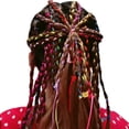thumbnail image 4 of Laklulu 50pcs Hair Braids Assorted Gradient Colorful Braided Hair Rope Band Set for Ponytail braids Women Girl DIY Braid Hair Styling Accessories Wraps, 4 of 5