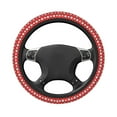 thumbnail image 5 of Cauagu Cute Baseball Print Car Steering Wheel Cover - Universal Car Accessory for Diverse Cars for Steering Wheel with a Diameter of 14.5"-15", 5 of 7