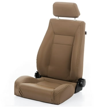 Rugged Ridge by RealTruck Ultra Seat for Jeep CJ/Wrangler YJ/TJ | Front, Reclinable, Spice | 13404.37 | Compatible with 1976-2002 Jeep CJ & Wrangler YJ/TJ